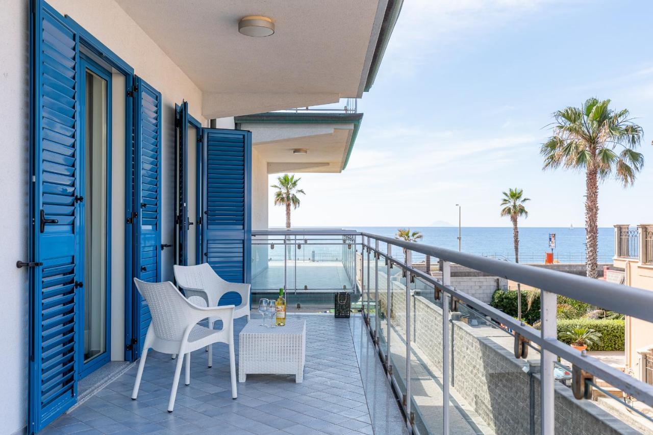 Terraces D'Orlando - Family Apartments With Sea View And Pool Capo d'Orlando Luaran gambar